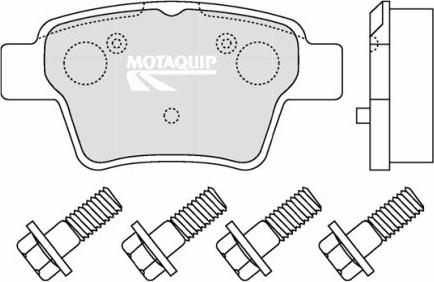 Motaquip LVXL1266 - Kit pastiglie freno, Freno a disco autozon.pro