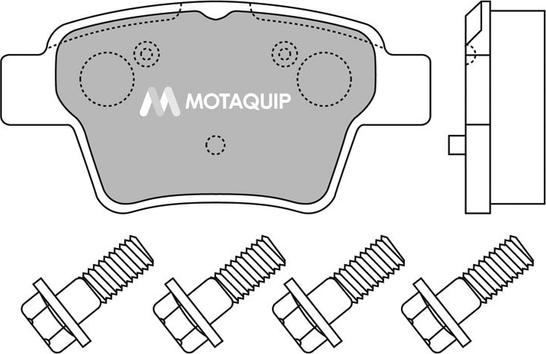 Motaquip LVXL1266 - Kit pastiglie freno, Freno a disco autozon.pro