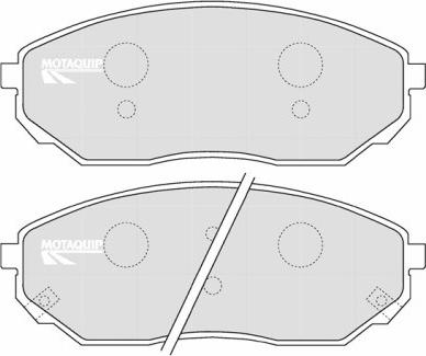 Motaquip LVXL1201 - Kit pastiglie freno, Freno a disco autozon.pro