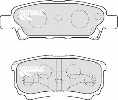 Motaquip LVXL1218 - Kit pastiglie freno, Freno a disco autozon.pro