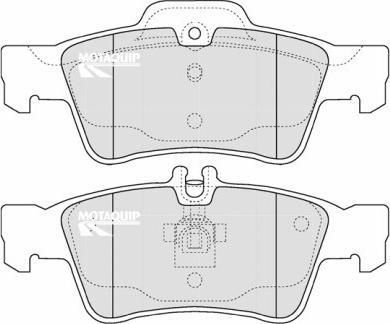 Motaquip LVXL1213 - Kit pastiglie freno, Freno a disco autozon.pro