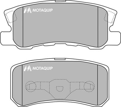 Motaquip LVXL1217 - Kit pastiglie freno, Freno a disco autozon.pro