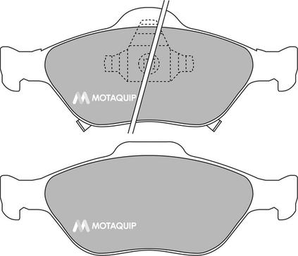 Motaquip LVXL1282 - Kit pastiglie freno, Freno a disco autozon.pro