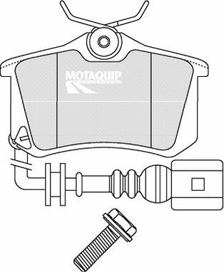 Motaquip LVXL1239 - Kit pastiglie freno, Freno a disco autozon.pro