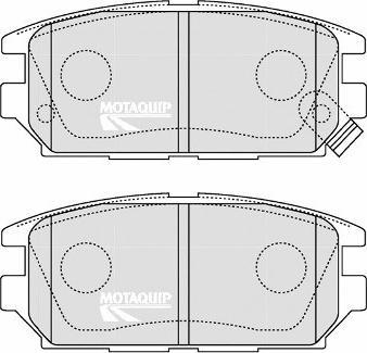 Motaquip LVXL1236 - Kit pastiglie freno, Freno a disco autozon.pro