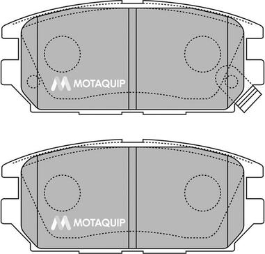 Motaquip LVXL1236 - Kit pastiglie freno, Freno a disco autozon.pro