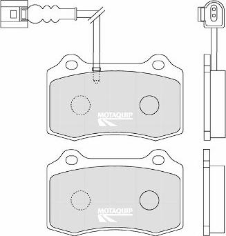 Motaquip LVXL1230 - Kit pastiglie freno, Freno a disco autozon.pro