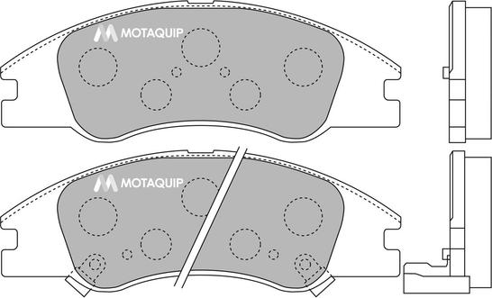 Motaquip LVXL1232 - Kit pastiglie freno, Freno a disco autozon.pro