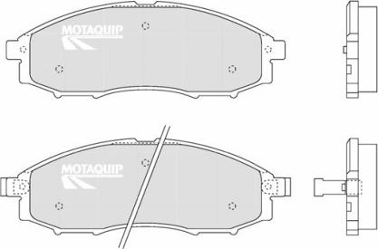 Motaquip LVXL1225 - Kit pastiglie freno, Freno a disco autozon.pro