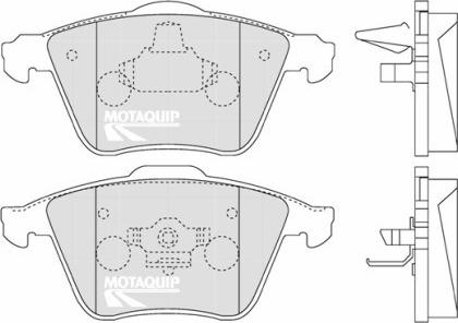 Motaquip LVXL1276 - Kit pastiglie freno, Freno a disco autozon.pro