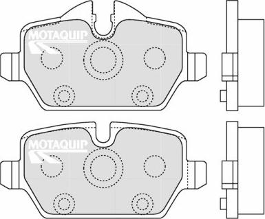 Motaquip LVXL1278 - Kit pastiglie freno, Freno a disco autozon.pro