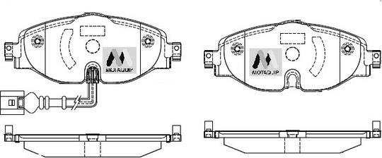 Motaquip LVXL1749 - Kit pastiglie freno, Freno a disco autozon.pro