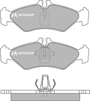 Motaquip LVXL175 - Kit pastiglie freno, Freno a disco autozon.pro