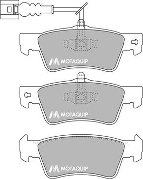 Motaquip LVXL1706 - Kit pastiglie freno, Freno a disco autozon.pro