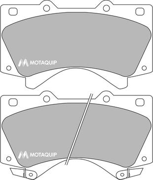 Motaquip LVXL1701 - Kit pastiglie freno, Freno a disco autozon.pro