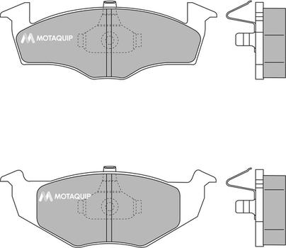 Motaquip LVXL170 - Kit pastiglie freno, Freno a disco autozon.pro