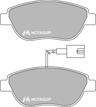 Motaquip LVXL1719 - Kit pastiglie freno, Freno a disco autozon.pro