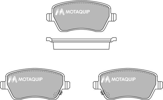 Motaquip LVXL1710 - Kit pastiglie freno, Freno a disco autozon.pro