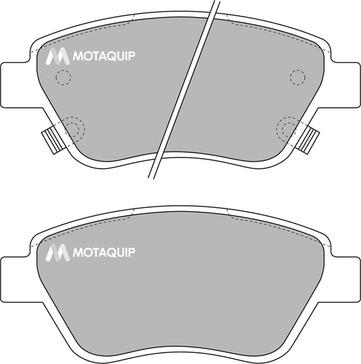 Motaquip LVXL1711 - Kit pastiglie freno, Freno a disco autozon.pro