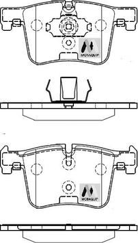 Motaquip LVXL1730 - Kit pastiglie freno, Freno a disco autozon.pro