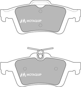 Motaquip LVXL1720 - Kit pastiglie freno, Freno a disco autozon.pro