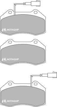 Motaquip LVXL1723 - Kit pastiglie freno, Freno a disco autozon.pro