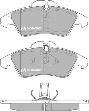 Motaquip LVXL177 - Kit pastiglie freno, Freno a disco autozon.pro