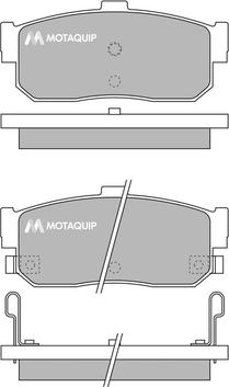 Motaquip LVXL840 - Kit pastiglie freno, Freno a disco autozon.pro