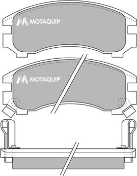 Motaquip LVXL841 - Kit pastiglie freno, Freno a disco autozon.pro