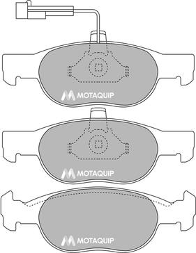 Motaquip LVXL869 - Kit pastiglie freno, Freno a disco autozon.pro