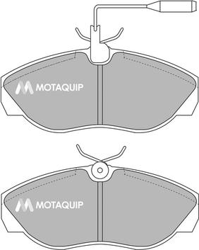 Motaquip LVXL889 - Kit pastiglie freno, Freno a disco autozon.pro