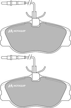 Motaquip LVXL872 - Kit pastiglie freno, Freno a disco autozon.pro