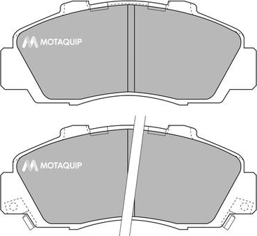 Motaquip LVXL877 - Kit pastiglie freno, Freno a disco autozon.pro