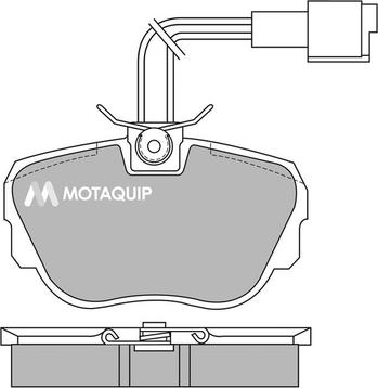 Motaquip LVXL399 - Kit pastiglie freno, Freno a disco autozon.pro