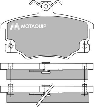 Motaquip LVXL390 - Kit pastiglie freno, Freno a disco autozon.pro