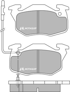 Motaquip LVXL348 - Kit pastiglie freno, Freno a disco autozon.pro