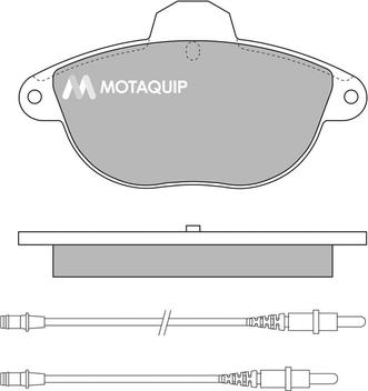 Motaquip LVXL314 - Kit pastiglie freno, Freno a disco autozon.pro