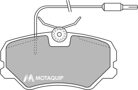 Motaquip LVXL311 - Kit pastiglie freno, Freno a disco autozon.pro