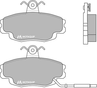 Motaquip LVXL318 - Kit pastiglie freno, Freno a disco autozon.pro