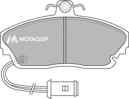 Motaquip LVXL387 - Kit pastiglie freno, Freno a disco autozon.pro