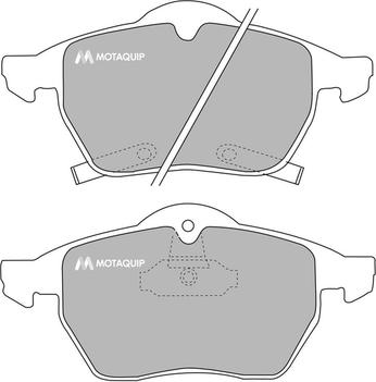 Motaquip LVXL334 - Kit pastiglie freno, Freno a disco autozon.pro