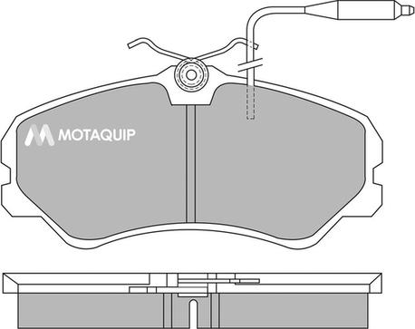 Motaquip LVXL376 - Kit pastiglie freno, Freno a disco autozon.pro