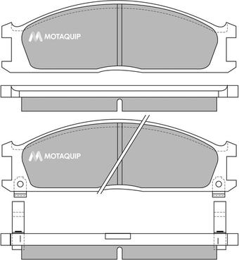 Motaquip LVXL373 - Kit pastiglie freno, Freno a disco autozon.pro