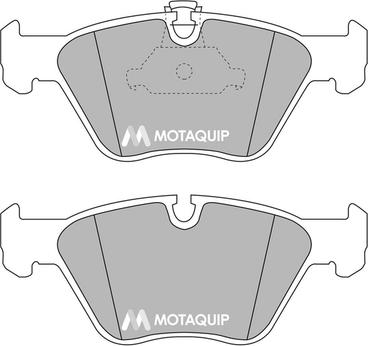 Motaquip LVXL202 - Kit pastiglie freno, Freno a disco autozon.pro