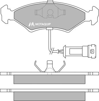 Motaquip LVXL275 - Kit pastiglie freno, Freno a disco autozon.pro