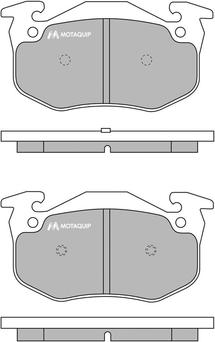 Motaquip LVXL745 - Kit pastiglie freno, Freno a disco autozon.pro