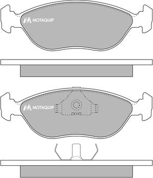 Motaquip LVXL740 - Kit pastiglie freno, Freno a disco autozon.pro