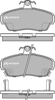 Motaquip LVXL763 - Kit pastiglie freno, Freno a disco autozon.pro