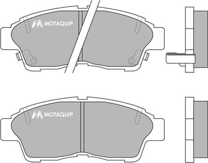 Motaquip LVXL734 - Kit pastiglie freno, Freno a disco autozon.pro