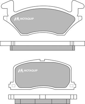 Motaquip LVXL736 - Kit pastiglie freno, Freno a disco autozon.pro